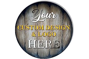 16-46 Inch Table Top with Unique Beverage Barrel Inspired Design