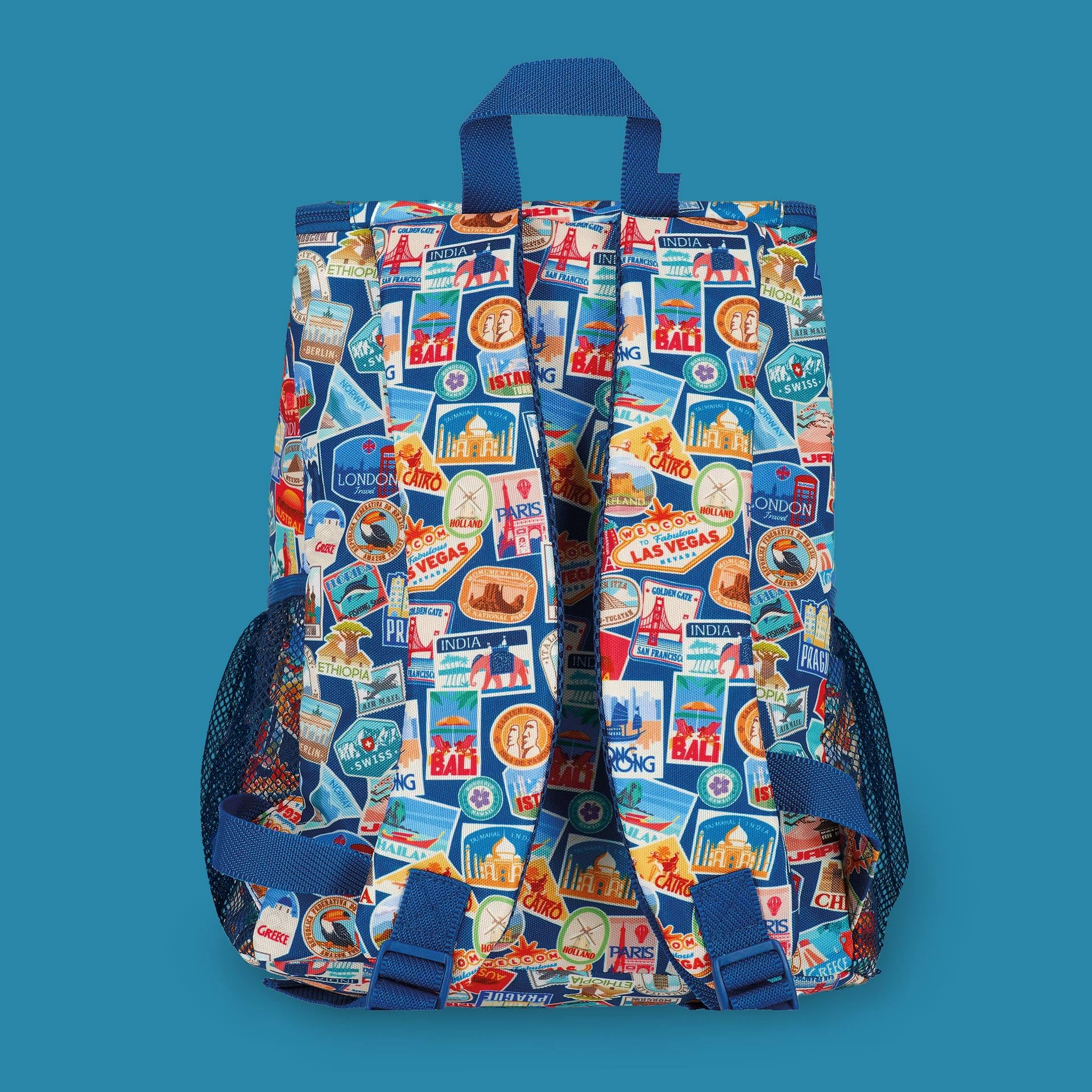 Legami - Thermorucksack Cooler Backpack, strapazierfähig, wärmeisolierend, tropfsicher, geräumig, Hauptfach, Mitteltasche, 2 Seitentaschen, 29 x 35 x 21 cm