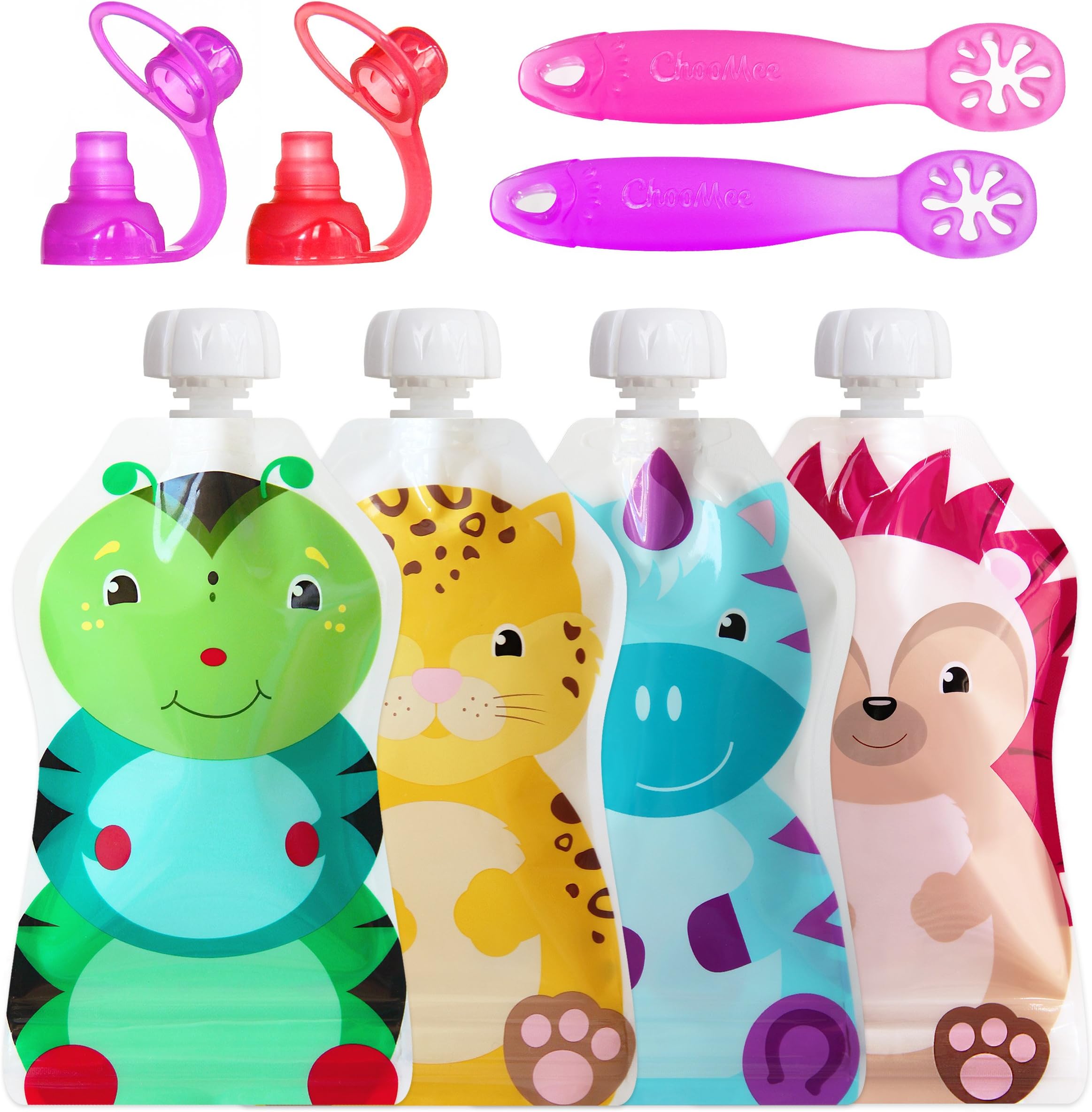 ChooMee Fresh Feeding Bundle | 8 CT, Fresh Squad + Purple Set