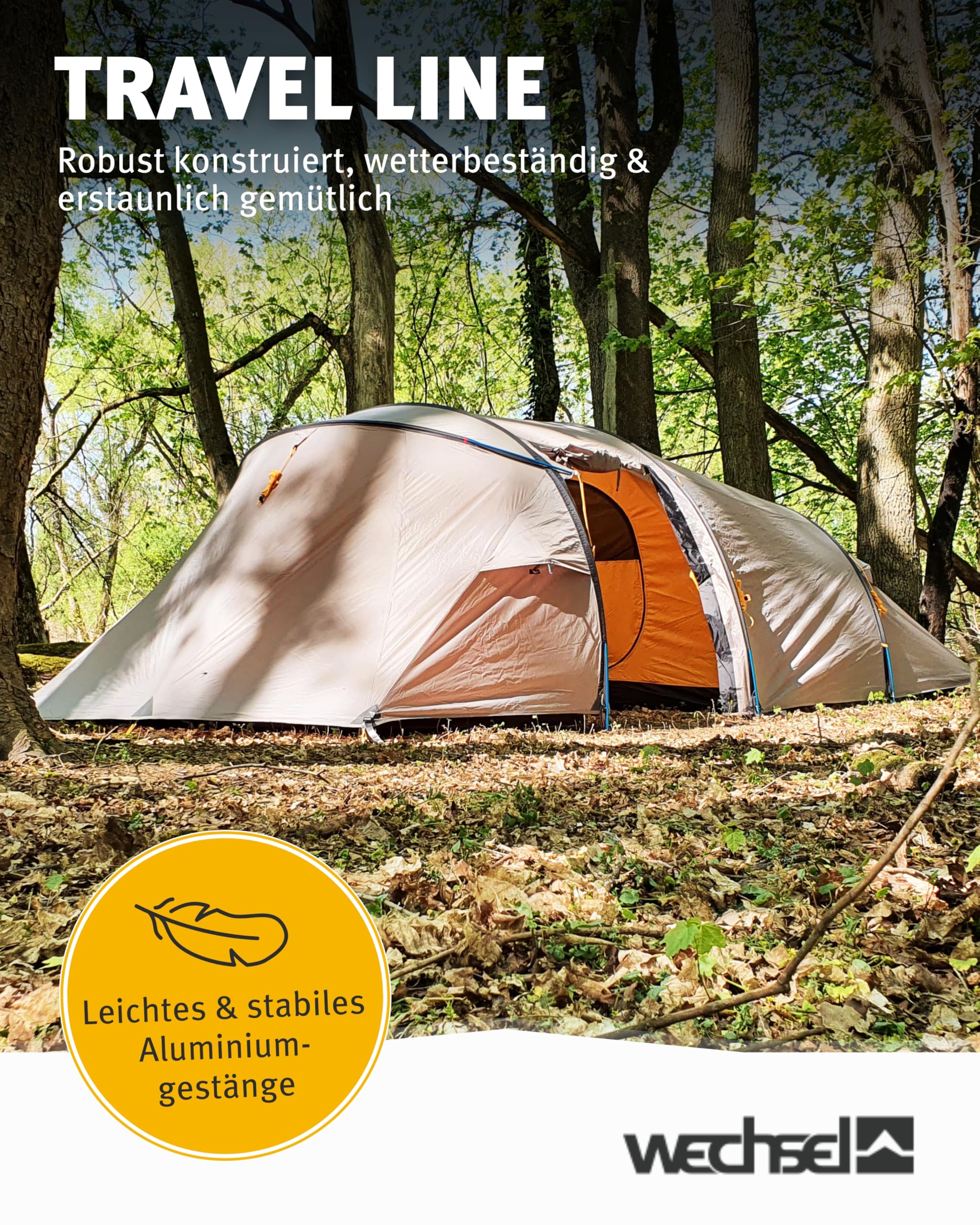 Wechsel Groundsheet Intrepid 5 I Schwarz I robuste Zelt-Unterlage Boden I Zeltplane wasserdicht mit 7000mm Wassersäule I Bodenplane aus 75D Polyester I Camping-Plane zum Schutz vor Nässe & Schmutz