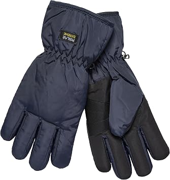 Polar Extreme Heat Mens Waterproof Sherpa-Lined Ski and Snowboarding Gloves - Warm Winter Protection, Tough Outdoor Thermals