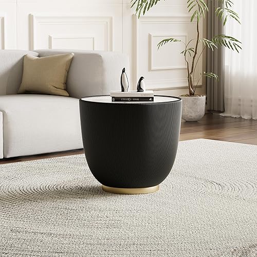 Miniatura 83 de Mesa de centro rústica marrón para sala de estar, mesas centrales rectangulares, moderna y elegante mesa de cóctel de madera para oficina en casa -