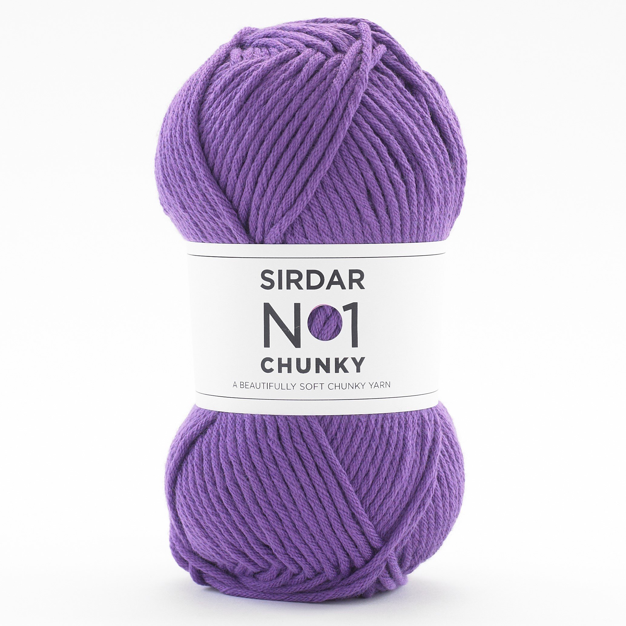 Sirdar No 1 Chunky Knitting Yarn Shade 0225 Violet