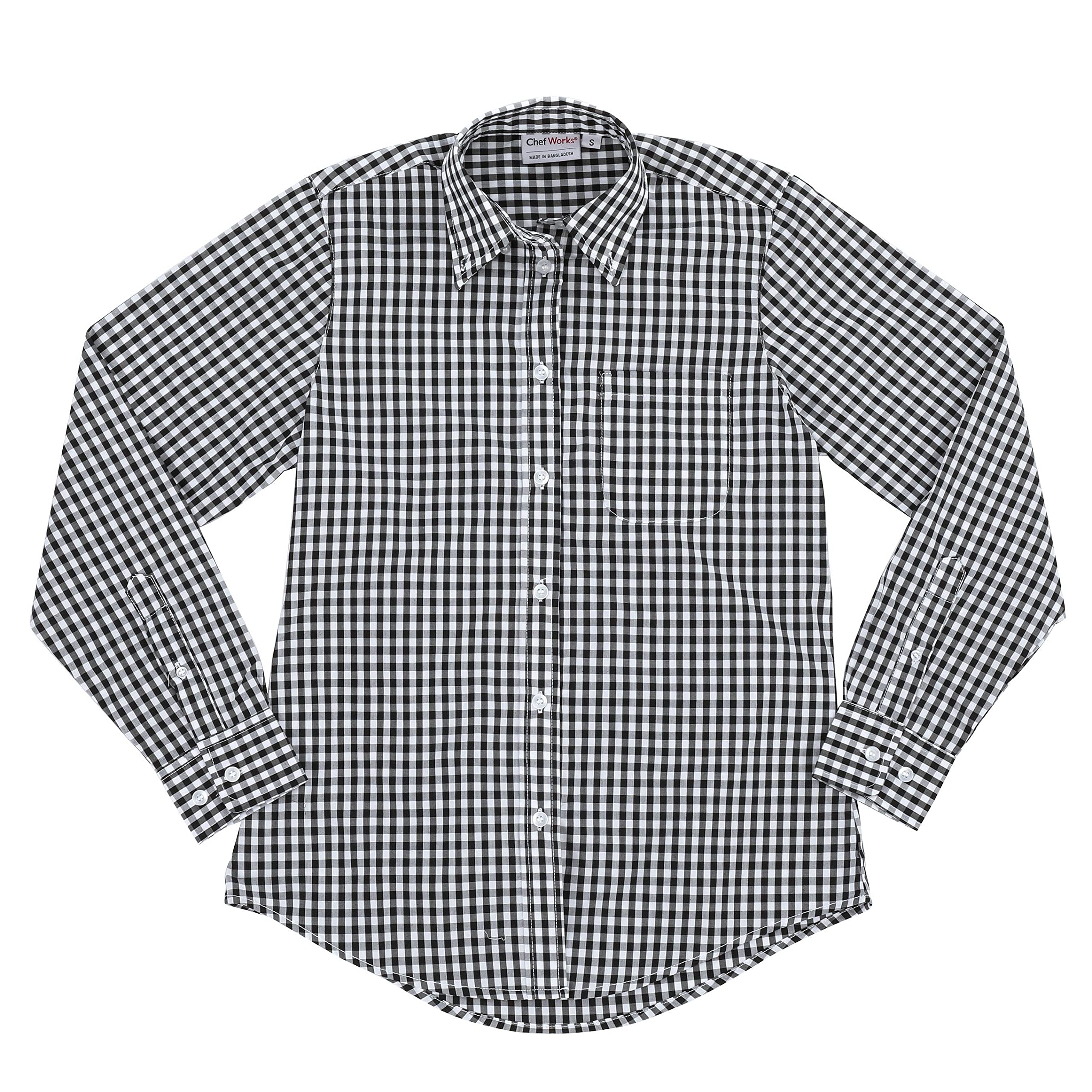 Chef Works Gingham Dress Shirt Gingham Dress Shirt Femme (Lot de 1)