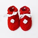 LOVE CROCHET ART Cute Baby Booties Shoes for Born Baby - Red gallery image
