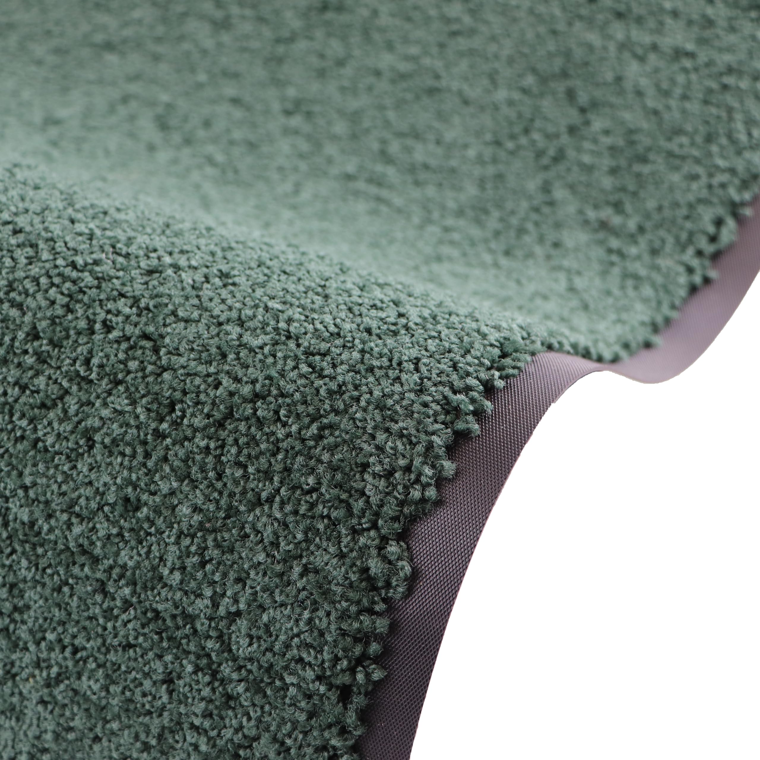 Primaflor Schmutzfangmatte | 90x150cm | Waldgrün | 100 % Polyamid-Tuft, 6 mm stark, Eco-Gummi-Rücken, für Eingang, Flur, Büro, Feuchtraum und Messe