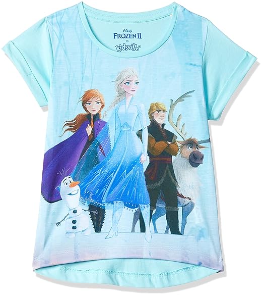 Frozen By Kidsville Regular fit Girl T-Shirt