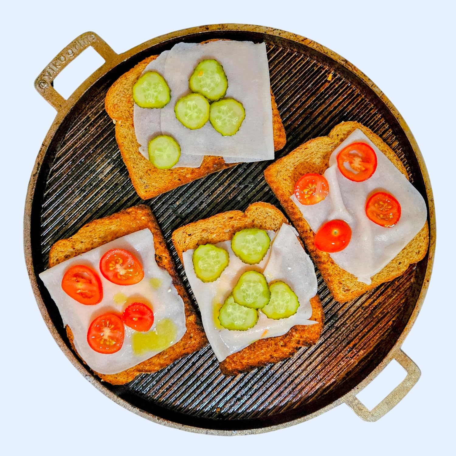 VIKO® Budare Pro Grill arepas precurado 30cm 12" Grill-Griddle @vikogrills Gauchogrillx® Hecho en Venezuela