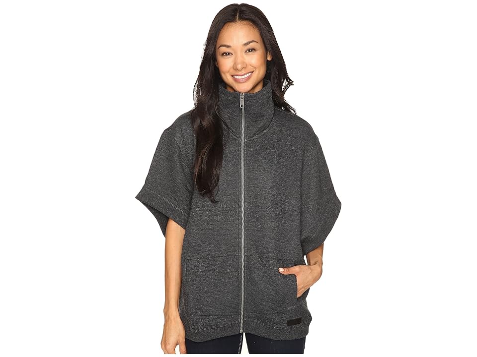 

Merrell Kota Quilted Poncho (Black Heather) Women's Clothing
