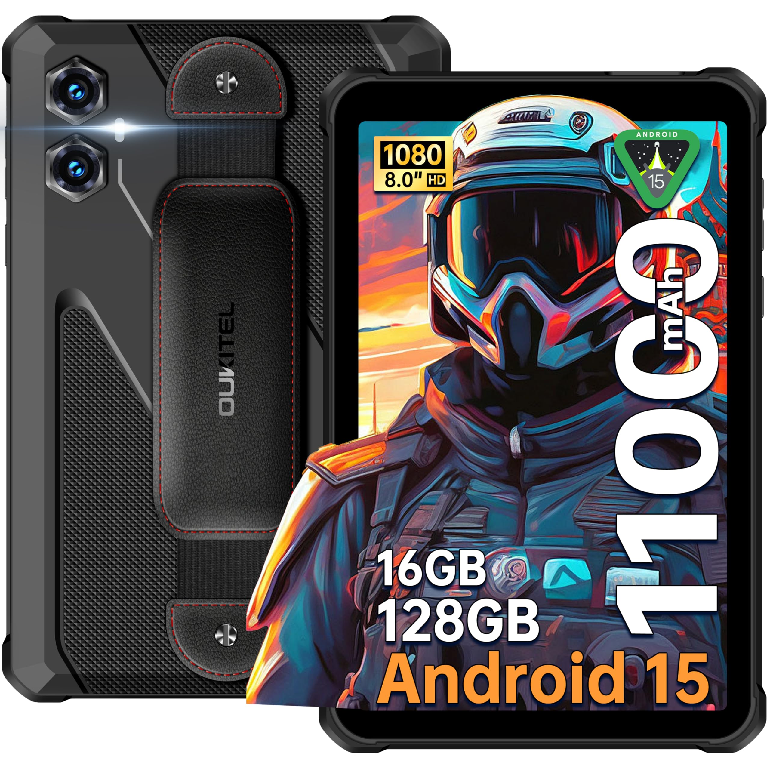 OUKITEL RT3 Plus Android15タブレット 11000mAh Amazon.com : OUKITEL RT3 Plus Rugged Android 15 Tablet, 16GB