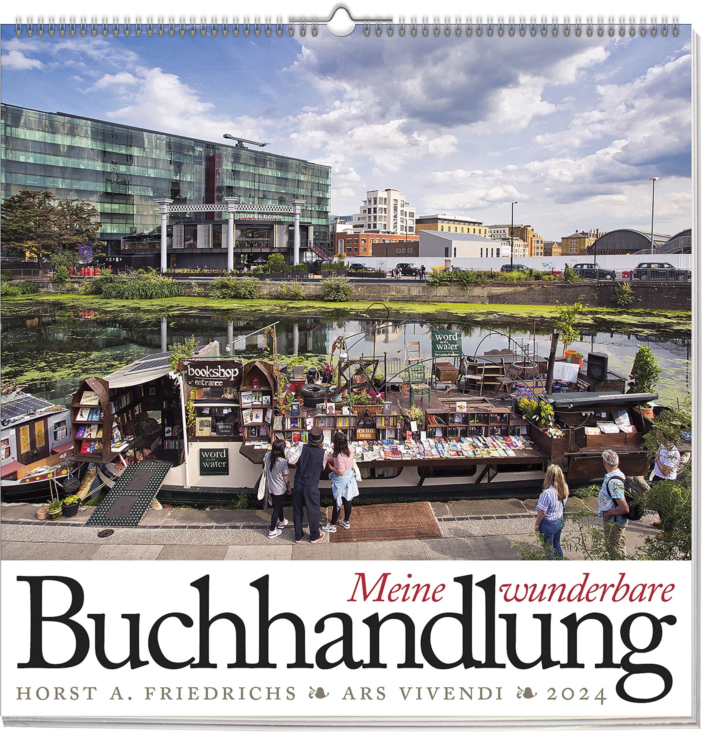 Meine Wonderful Bookshop 2024 Literary Calendar Wall Calendar