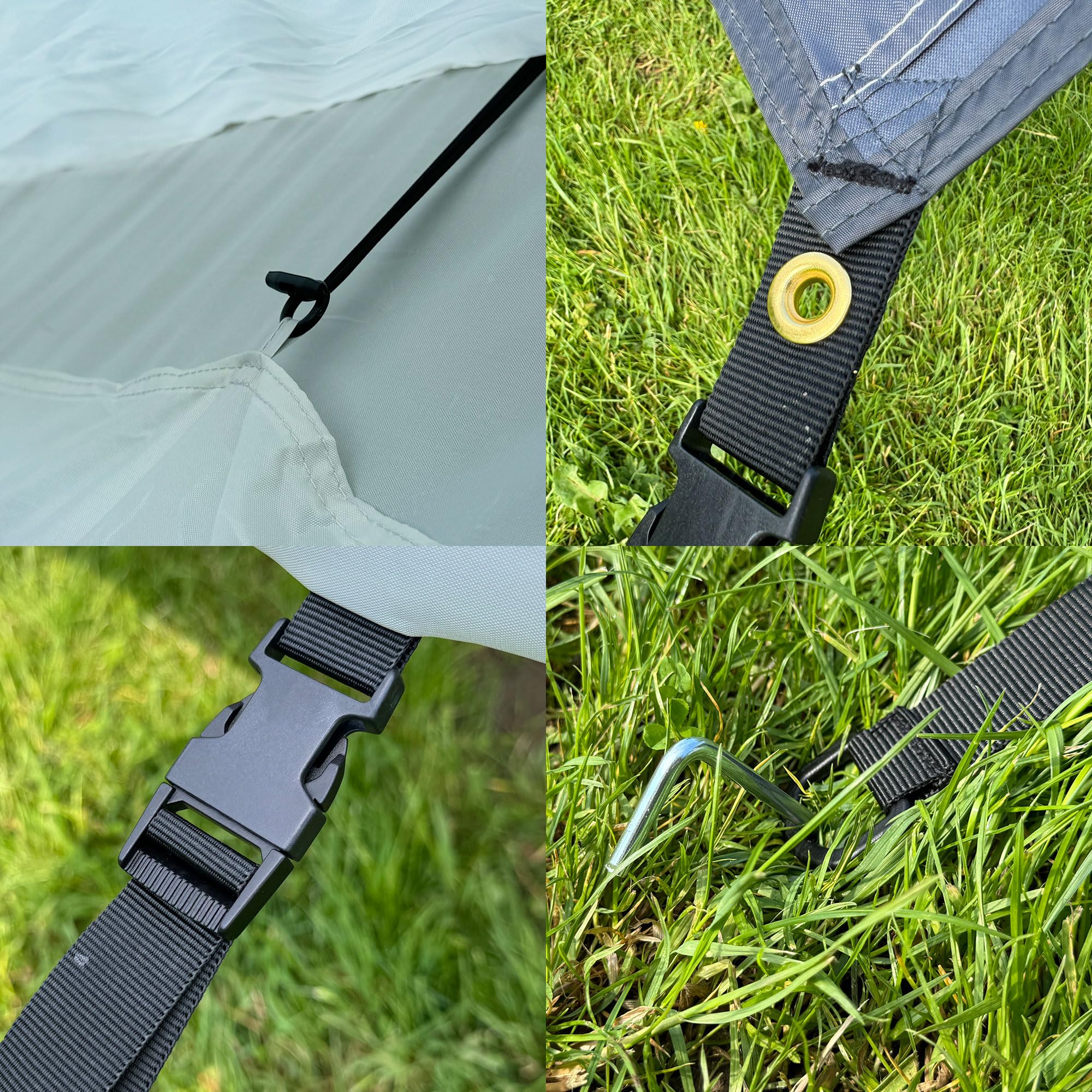 Sunblocker 240 - Markise Vorderwand 240 x 200 cm Sichtschutz
