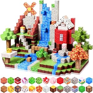 Magnetic Blocks 160pcs, Magnetic Building Cube Toys for Kids, STEM Montessori Magnet Blocks, Sensory Stacking Toy Christmas Birthday Gifts for Kids Age 3 4 5 6 7 8 9 10