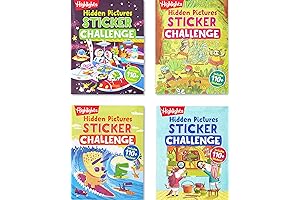 Highlights Hidden Pictures Sticker Challenge Activity Sticker Books for Kids Ages 6 and Up