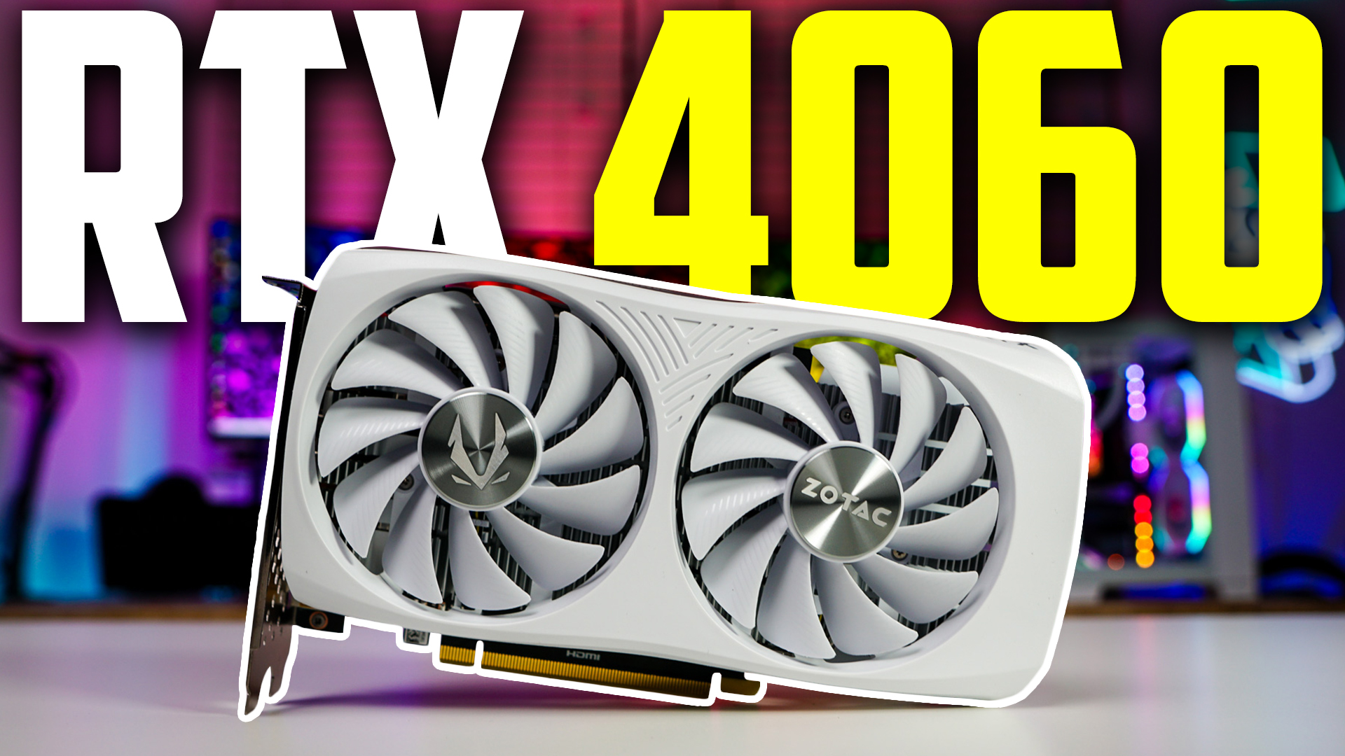 Watch ZOTAC Gaming GeForce RTX 4060 8GB Twin Edge OC White Edition