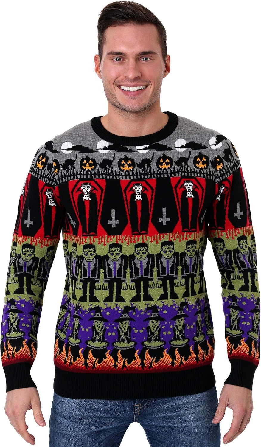 fair isle ghost sweater