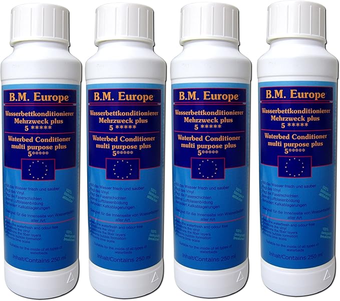4X 250 ml Conditioner Konditionierer B.M. Europe Wasserbett Softside