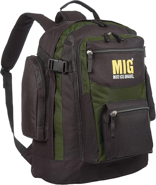 MIG Mens Large Backpack Rucksack Bags - SPORT CAMPING TRAVEL WORK SCHOOL HIKING