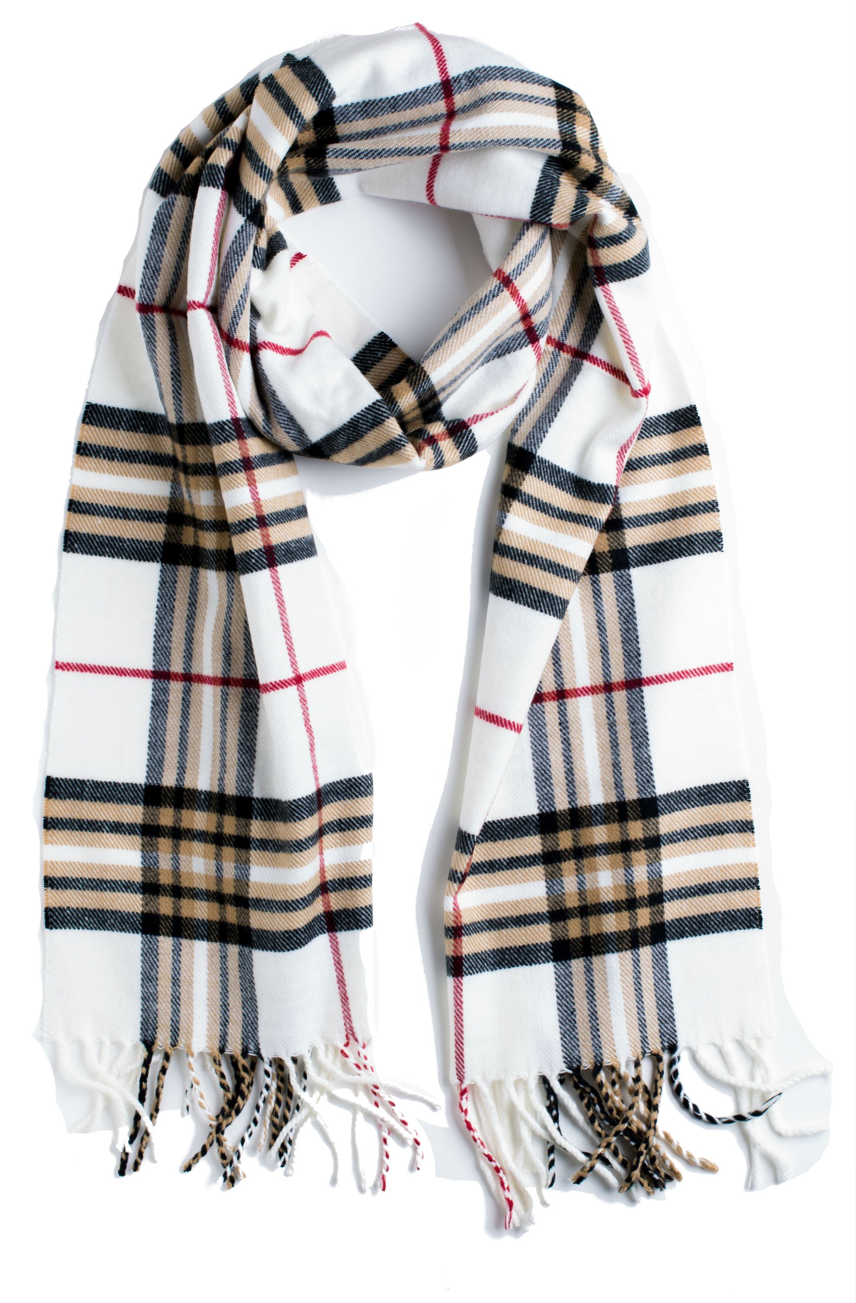 Plum Feathers unisex cashmere feel scarf