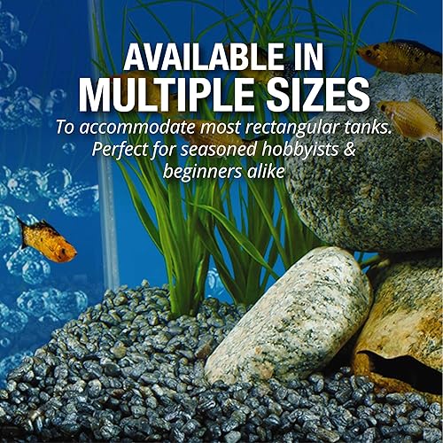 Miniatura 12 de Capucha LED Tetra de 20 Pulgadas por 10 Pulgadas, Capucha de Acuario de Bajo Perfil con Iluminación Oculta