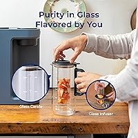 Vista 5 de Bluevua RO100ROPOT-LITE Sistema de filtro de agua de ósmosis inversa para encimera, purificación de 5 etapas, proporción de puro a drenado de 3:1