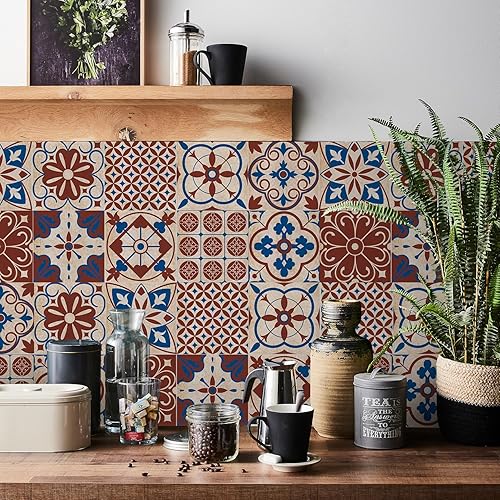 Miniatura 4 de 24 calcomanías para azulejos para despegar y pegar, pegar en azulejos en muro para cocina, azulejos de pared, calcomanías de baño, calcomanías