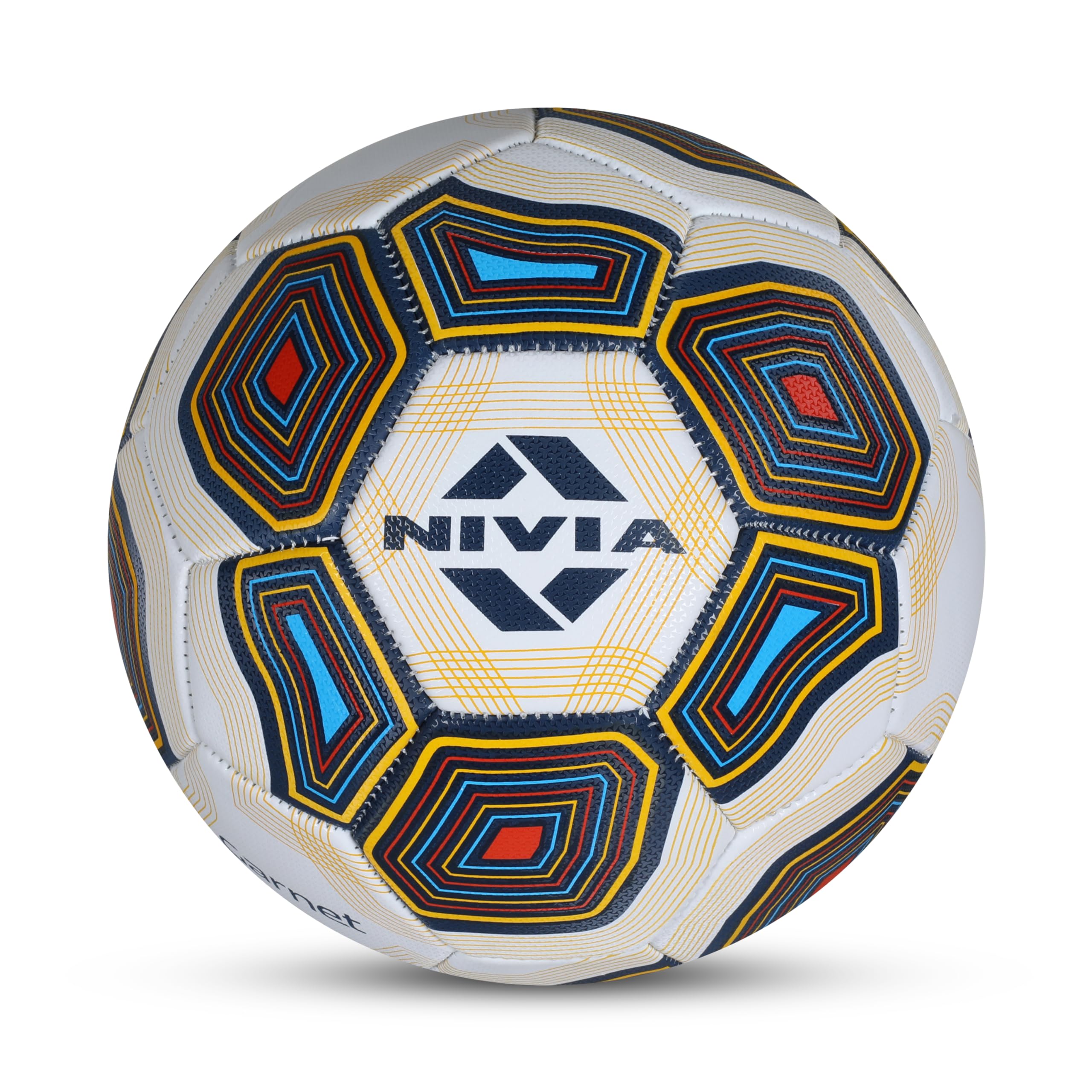 Nivia Garnet/PVC Foamed/32 Panel/Machined Stitched Football/Size - 5 (White) (B0D5GRN1XR) Amazon Price History, Amazon Price Tracker