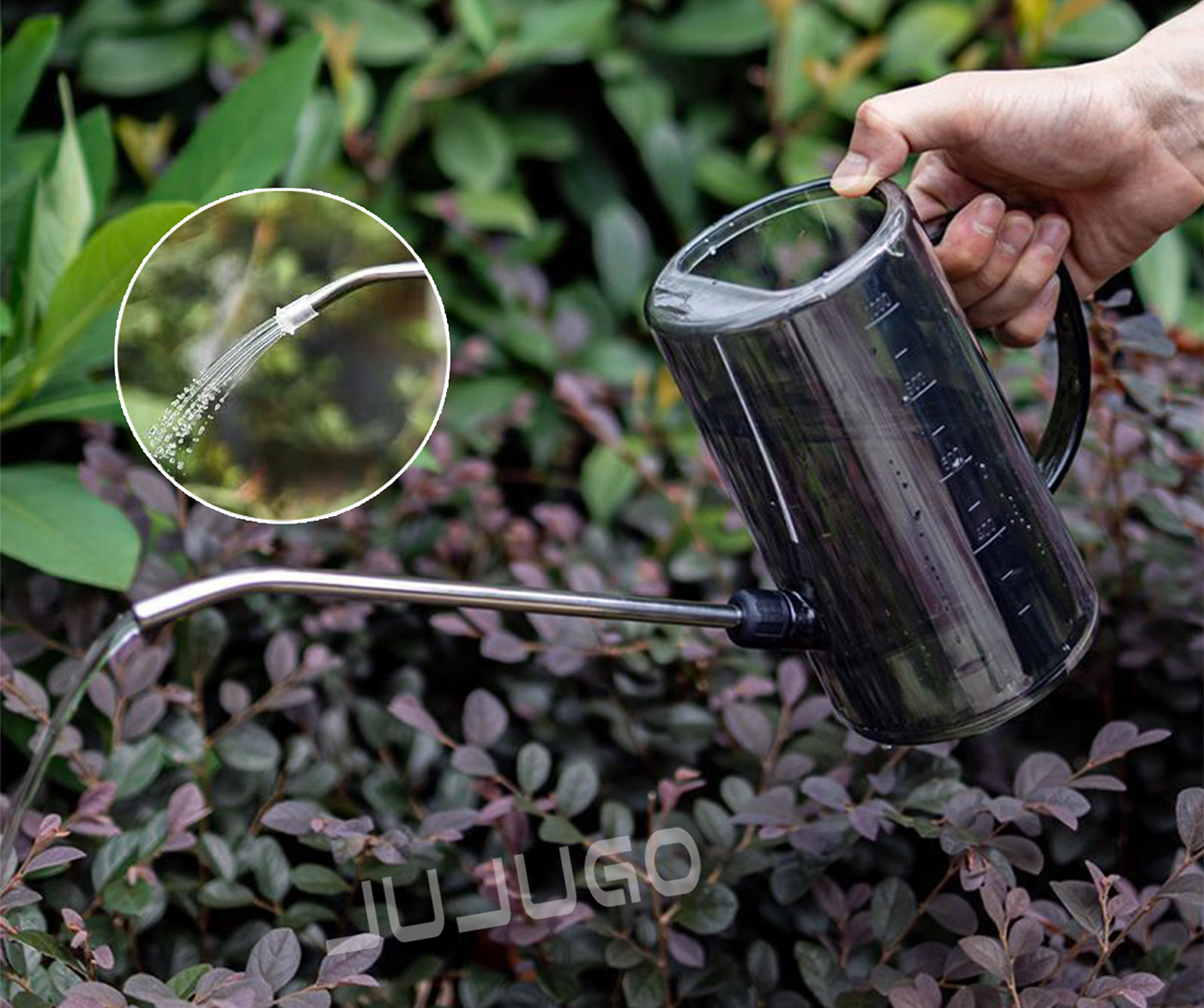 Amazon.co.jp: JUJUGO じょうろ 水差し ステンレスノズル じょうろ 1L