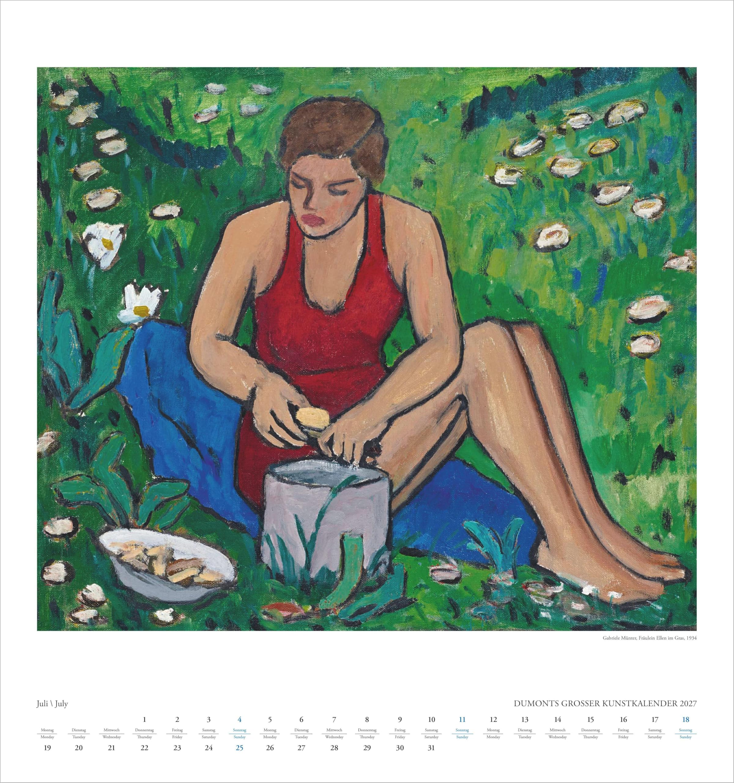 DUMONTS Großer Kunstkalender 2027: Wandkalender 45x48 cm mit Meisterwerken der Klassischen Moderne, Impressionisten und Expressionisten
