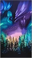 Timeless Treasures Aurora Borealis 24" Multi Panel Cotton Fabric - Quilting, Crafts & Home Decor Essential
