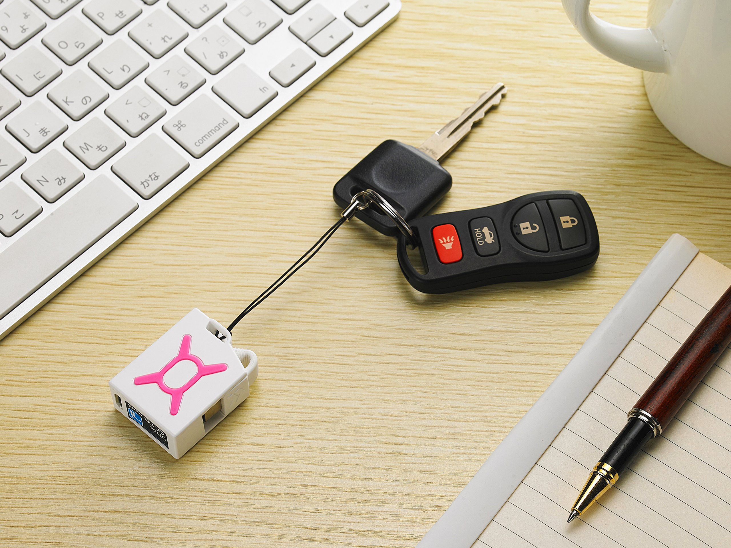 Fuel Micro Charger 2 USB Type C (White and Pink)