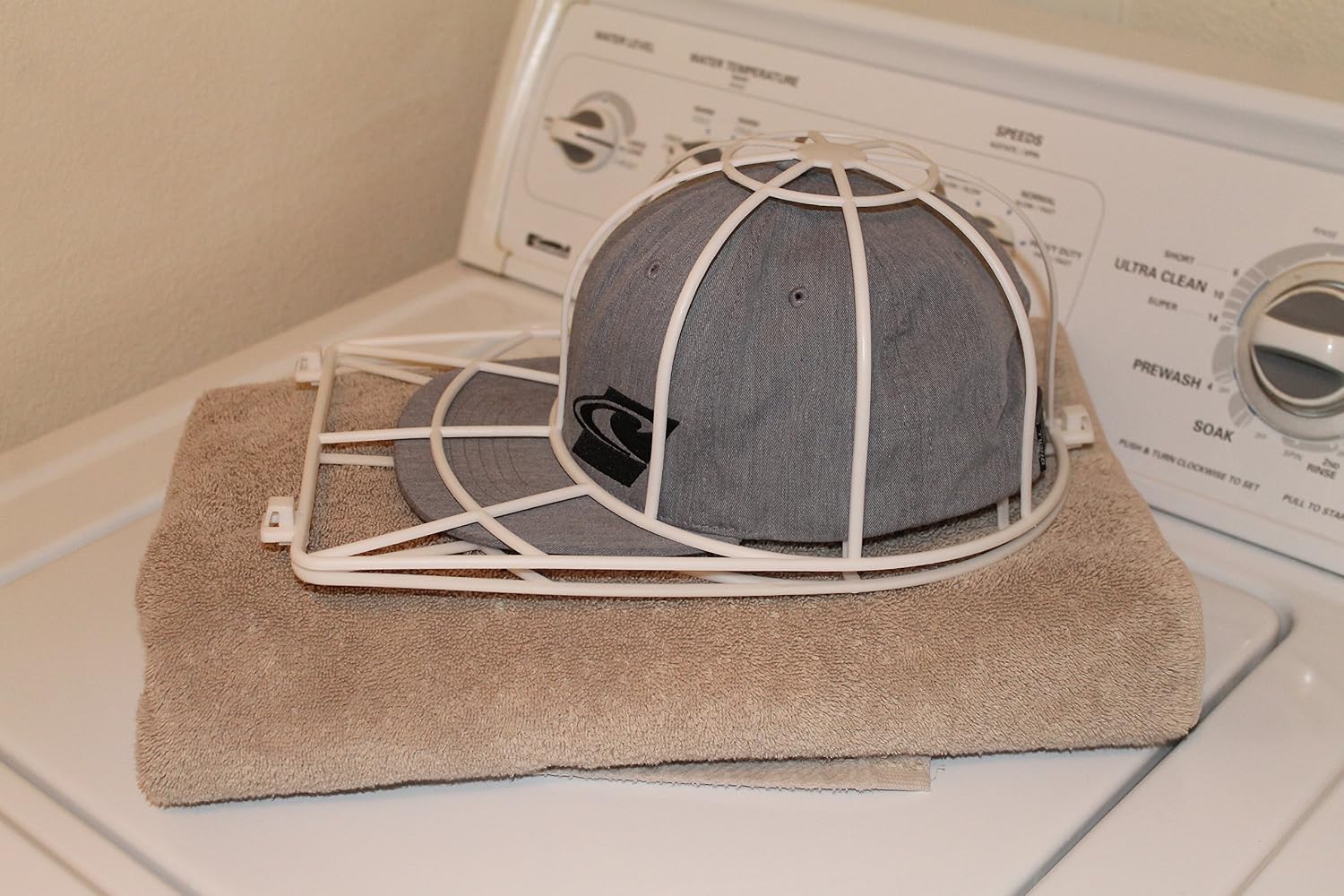 Activefit Apparel Cap Washer Ball Cap Hat Washer Excellent Hat Cleaner Clean All Your Hats from Your Hat Rack, Cap Holder, Hat Hanger and Cap Organizer. Safe for Dishwasher and Washing Machine.