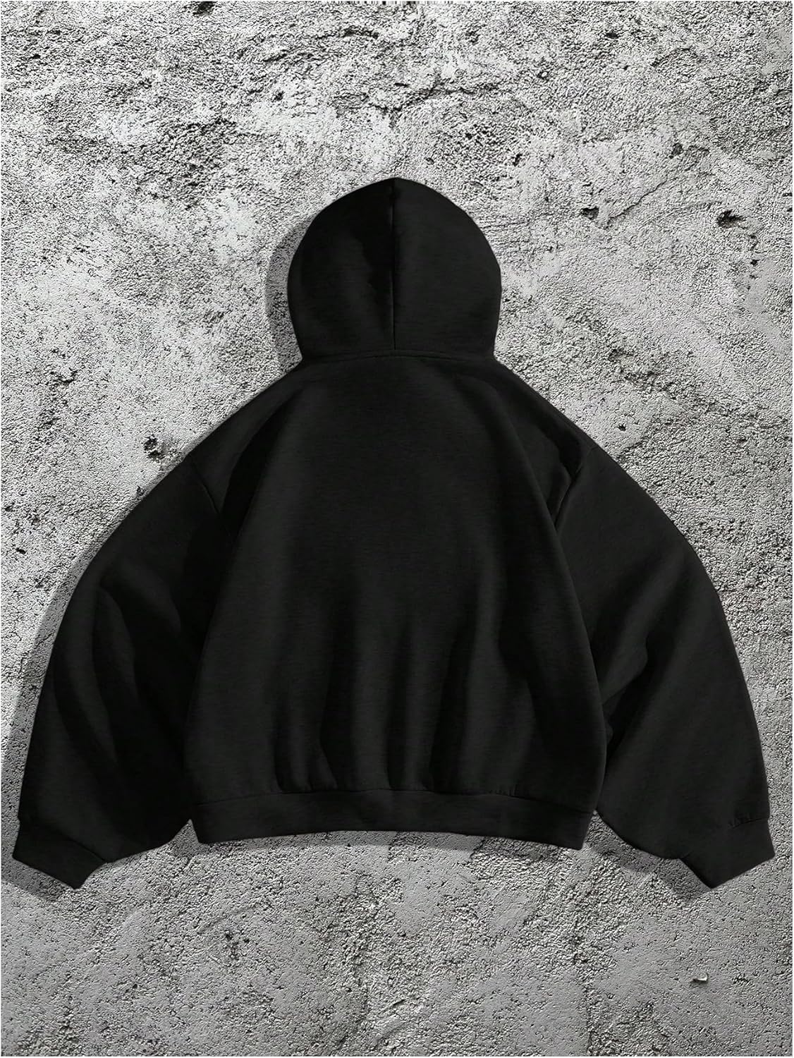 SHENHE Men's Oversized Hoodies Y2K Heavy Weighted Hoodie Long Sleeve Drop Shoulder Sweatshirt Casual Pullover