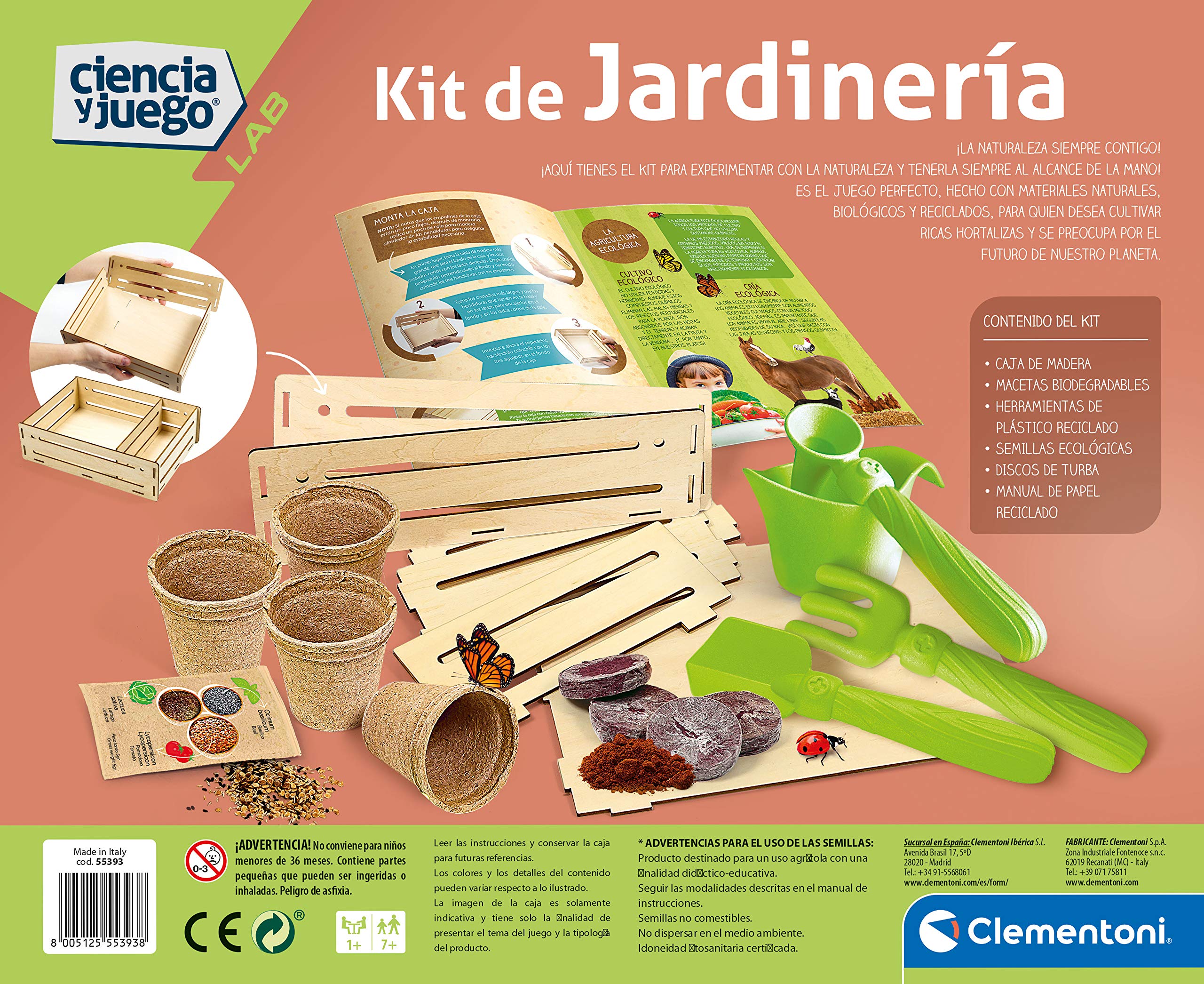 Clementoni Ciencia y Juego- Gioco di Scienza ed esperimenti, Multicolore, 6655393