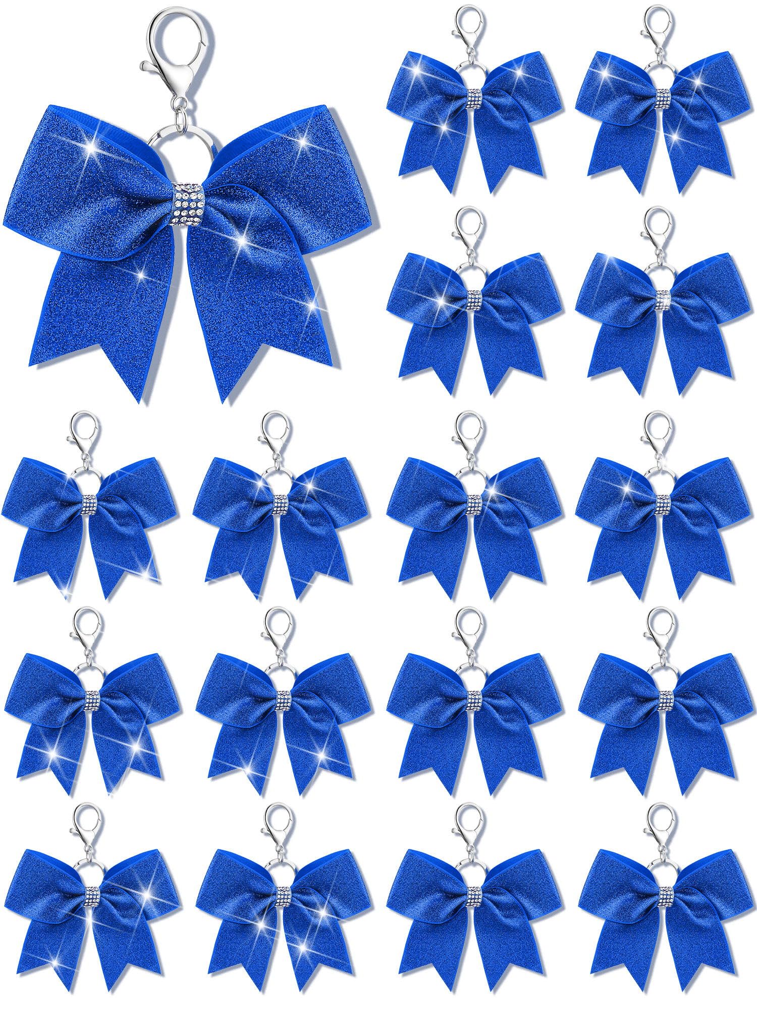Tondiamo Cheer Bow Keychain Bulk Rhinestone