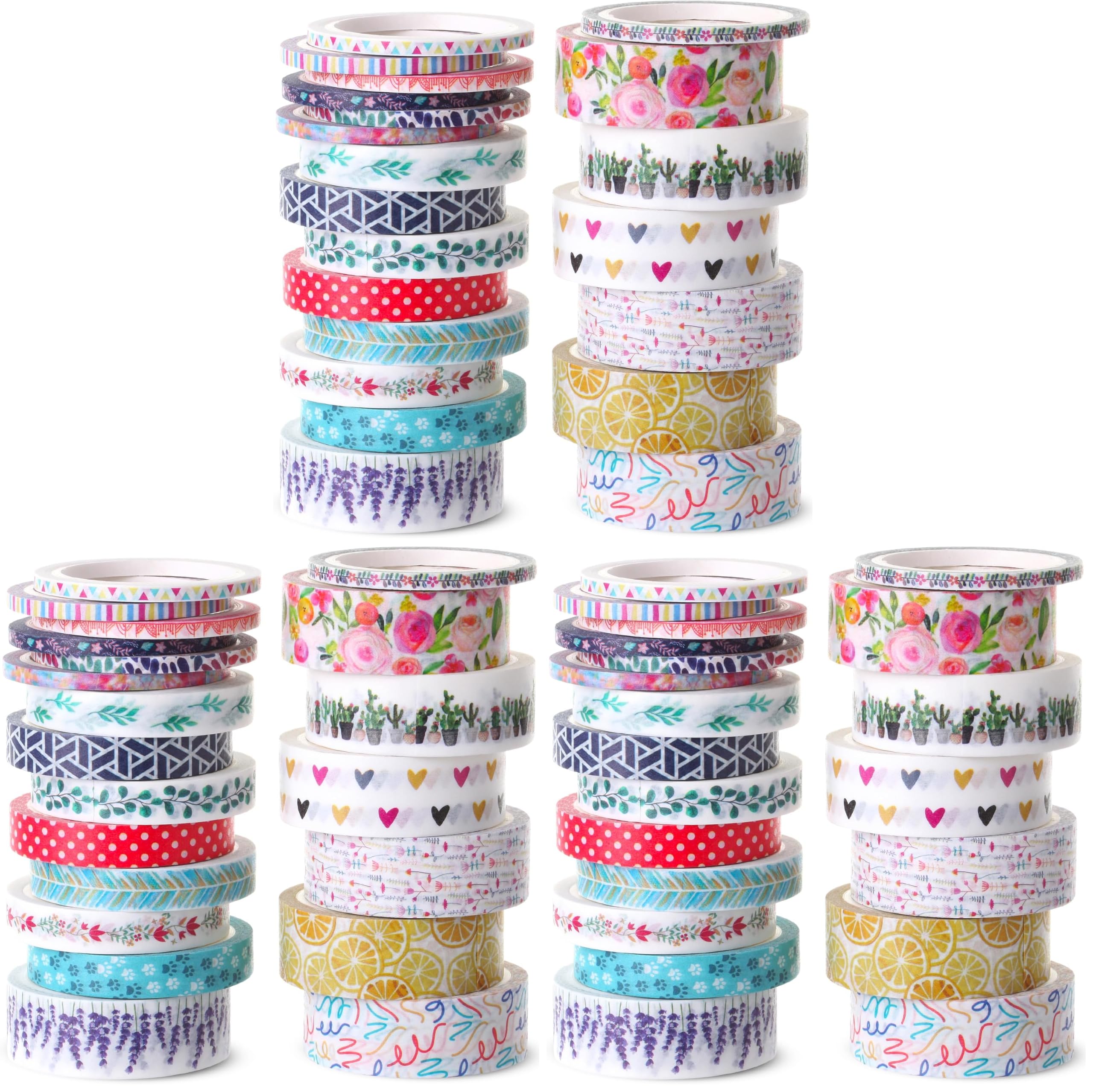 Mr. Pen Washi Tape Set - 21 Floral Rolls -18