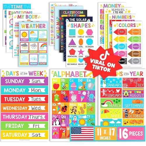 Hadley Designs 16 Educational Posters for Classroom Must Haves -
