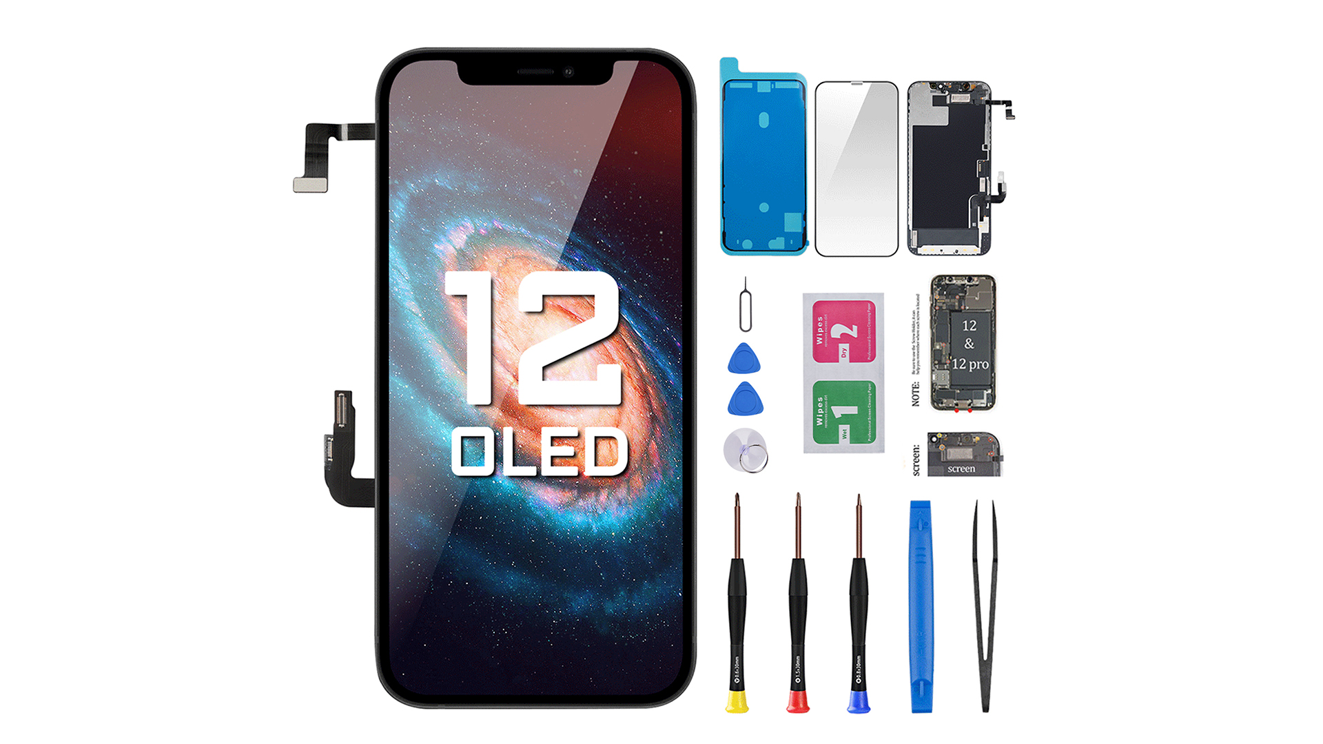 【新品】　iPhone12 pro max の OLED画面　デジタイザー Amazon.com: CYKJGS [Soft OLED] for iPhone 12 PRO MAX Screen