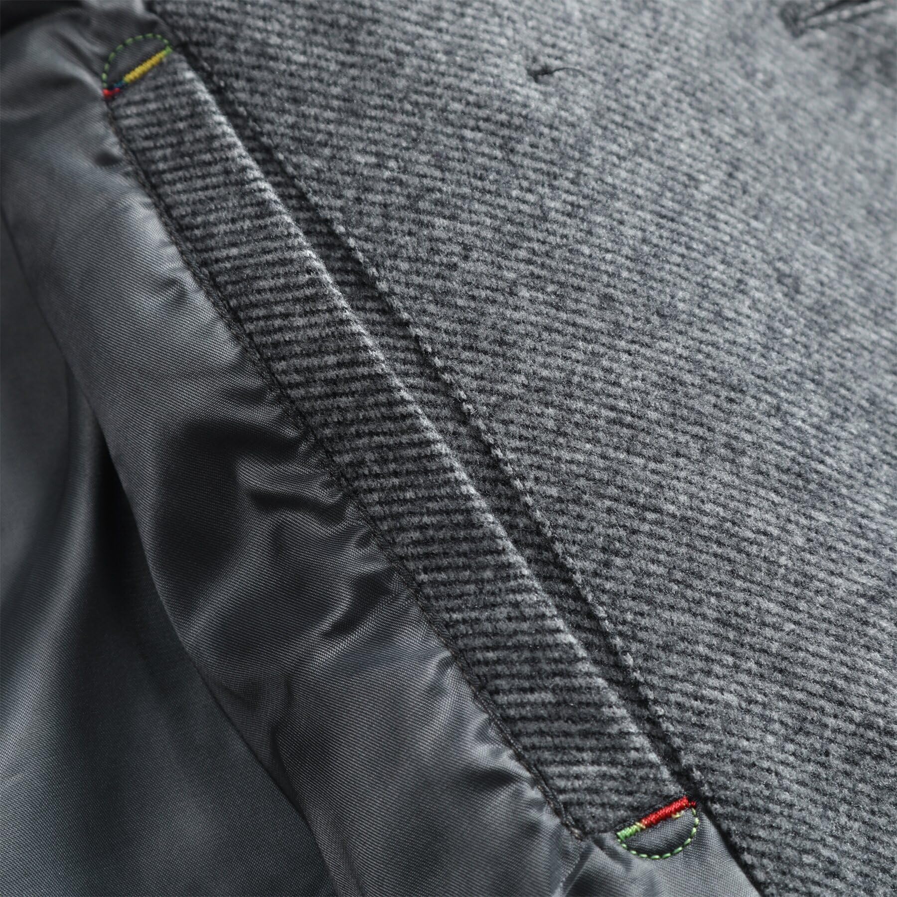 Allthemen Abrigo para Hombre Chaqueta Larga Slim Fit Abrigo De Lana De Invierno Abrigo De Transición Grueso para Hombre
