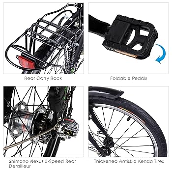 折り畳み自転車 DAHON  VYBE  ブラック Amazon | Dahon VYBE I3 折りたたみ自転車 軽量アルミフレーム 3