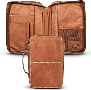 Hunter & Scribe Leather Bible Covers for Men and Women