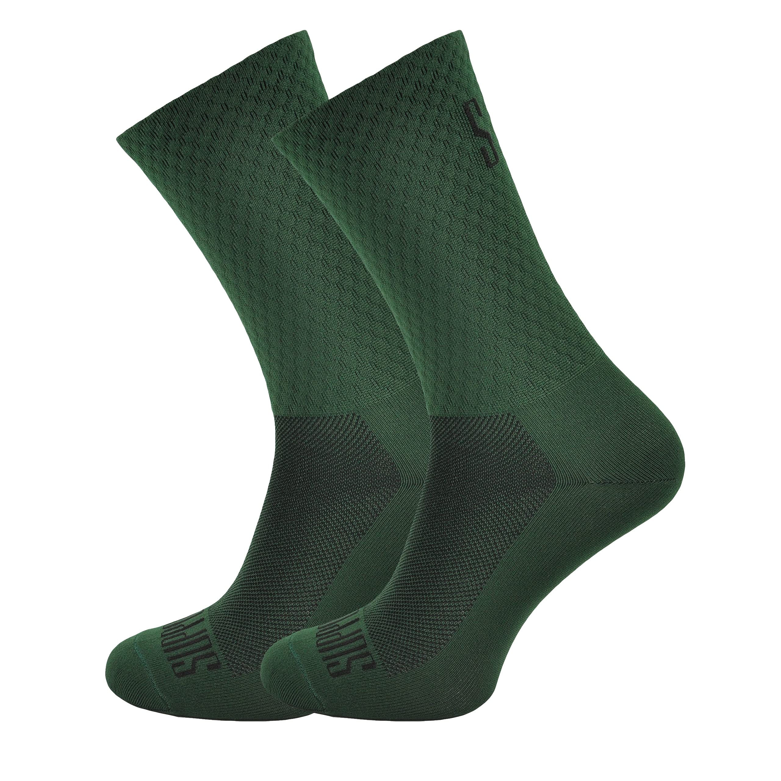SUPPORT calzini da ciclismo da uomo tecnologia traspirante antiscivolo accessori monocolore