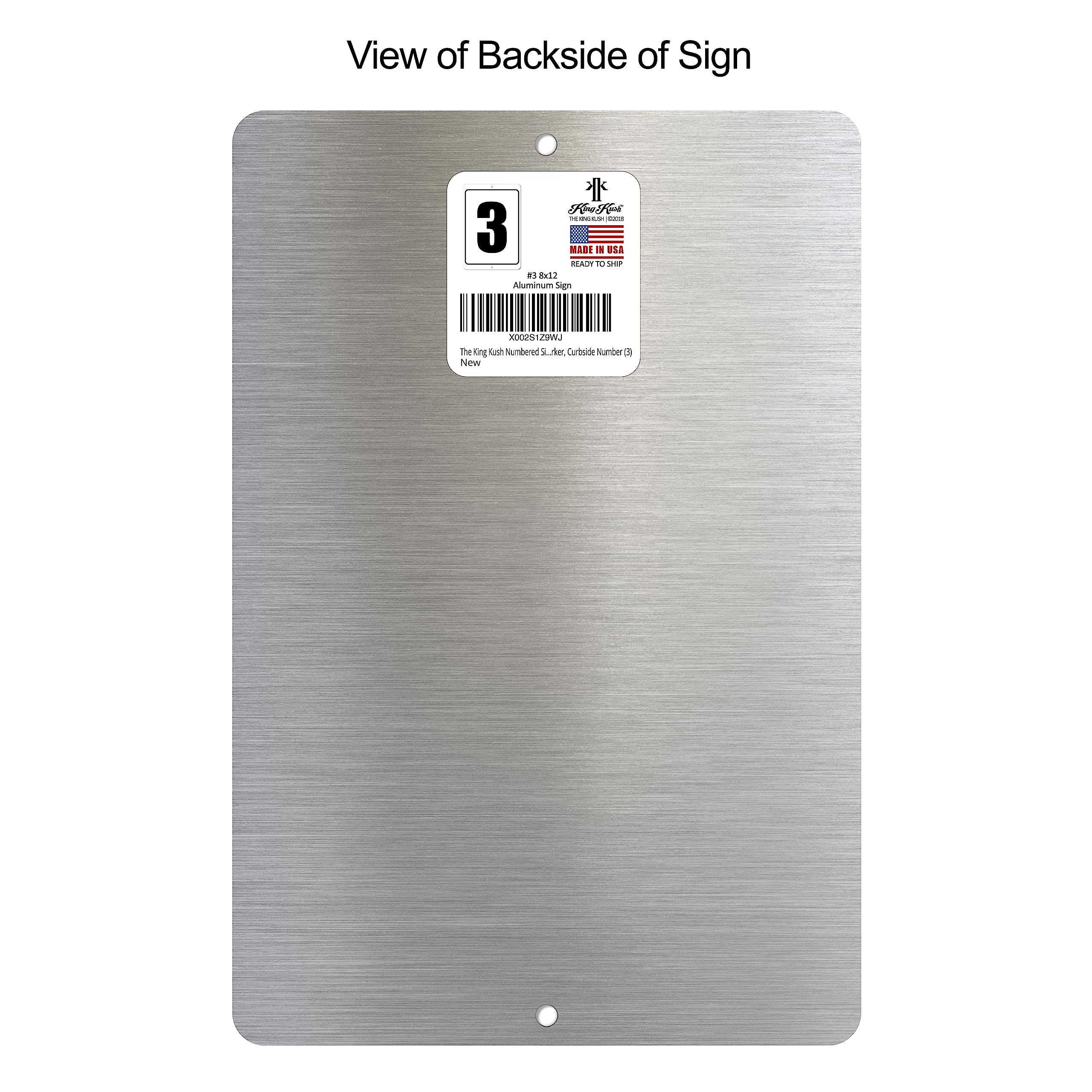 SIGNCHAT Metallschild 20,3x30,5 Cm – Alphabet Hotel Schild, Wetterfest & Mit Bohrungen