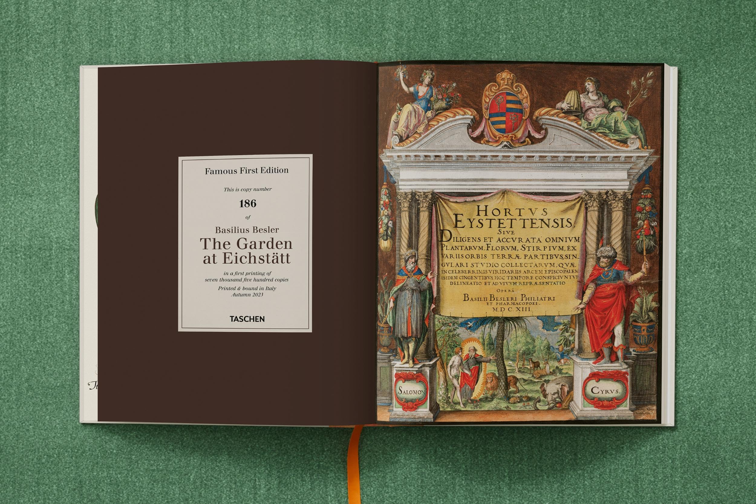 Basilius Besler: The Garden at Eichstätt: 1-3