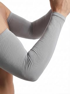 Cooling Arm Sleeves Sun Cover Outdoor Sports Cycling Running Golf Breathable Fabric