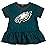 NFL Philadelphia Eagles Team Jersey Dress and Diaper Cover, green/black Philadelphia Eagles, 18M