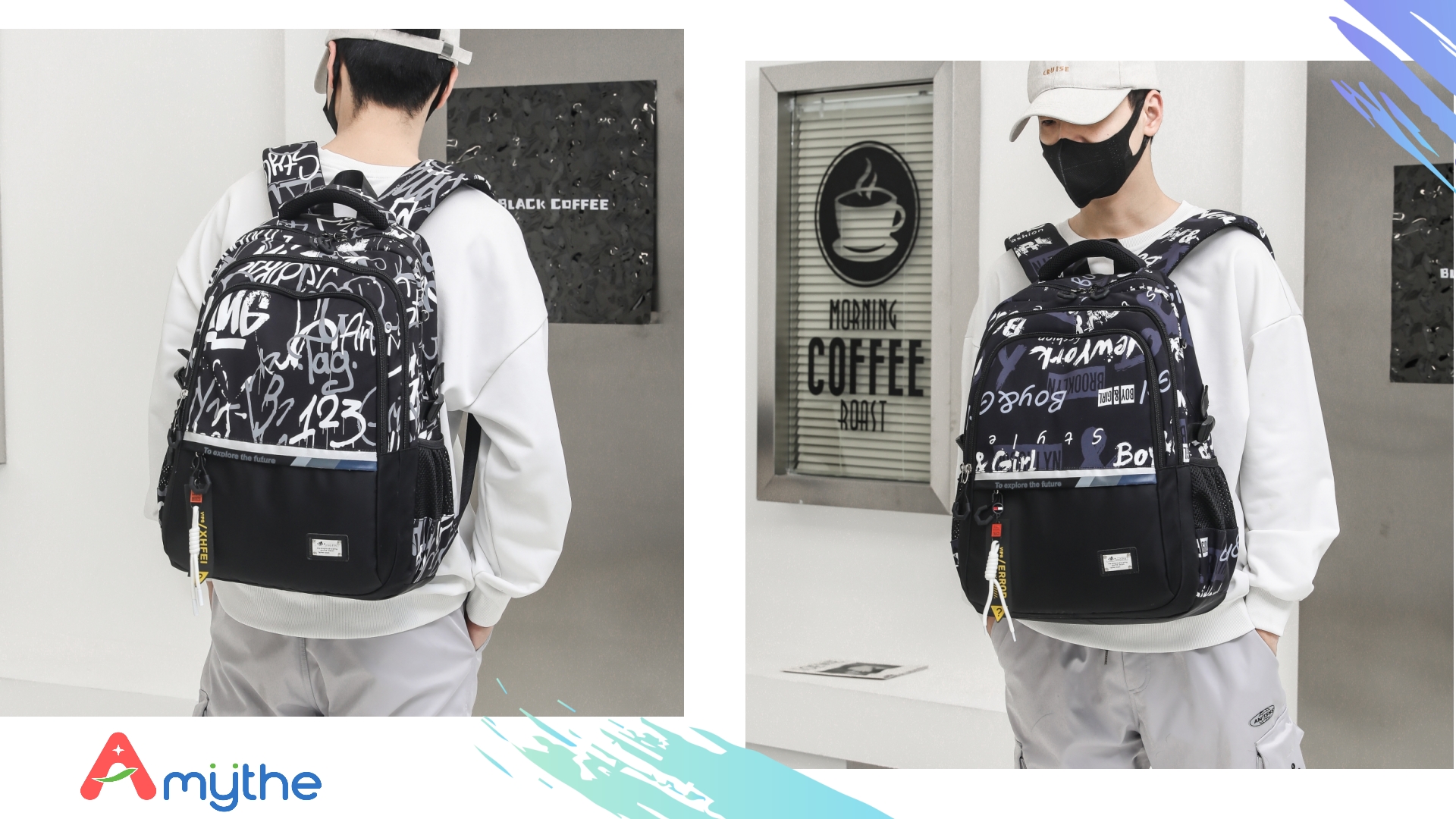 Sac à Dos Scolaire Fille Ado 30L - Léger, Imperméable, Poche Antivol - Pour Collège, Lycée, Ordinateur 15.6" - Cadeau Rentrée