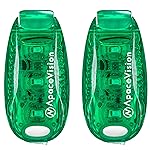 EverLightFX USB Rechargeable LED Safety Light (2 Pack) by Apace - Super Bright Bike Tail Light Works Brilliantly as Running Light for Joggers, Pets, Bicycle Strobe or Rear Clip On Lights