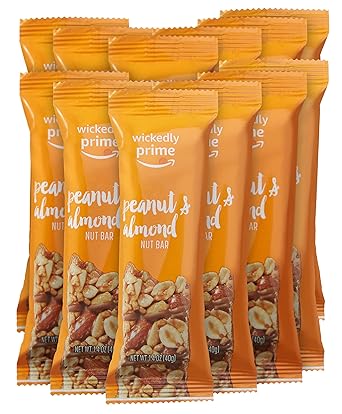 Amazon Com Wickedly Prime Nut Bar Peanut Almond Gluten Free Kosher 1 4 Ounce Pack Of 12 Grocery Gourmet Food Amazon Com Wickedly Prime Nut Bar Peanut Almond Gluten Free Kosher 1 4 Ounce Pack Of 12 Grocery Gourmet Food