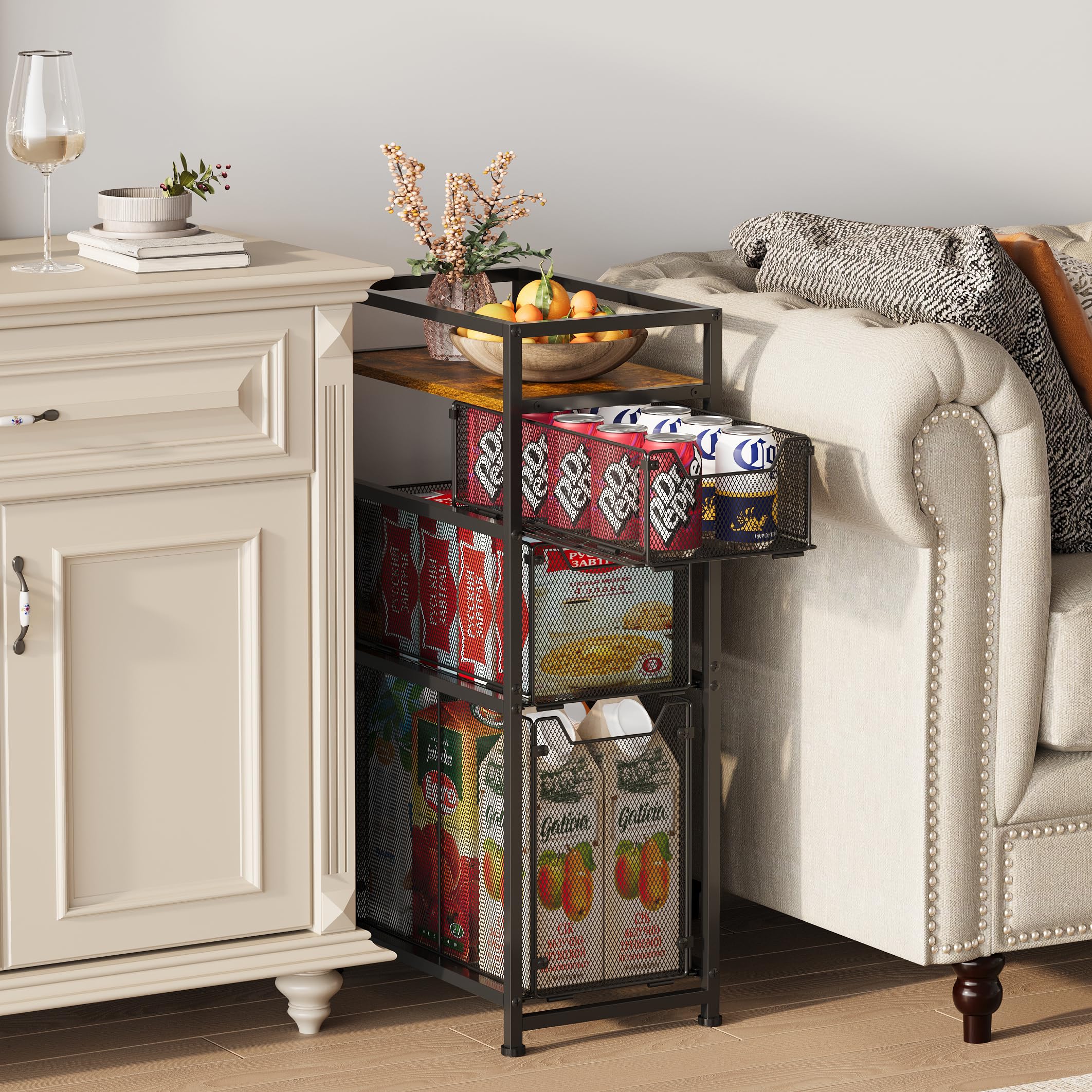 metal basket dresser Vintage Steel Basket Locker - Nightstand DRESSER Unique Storage